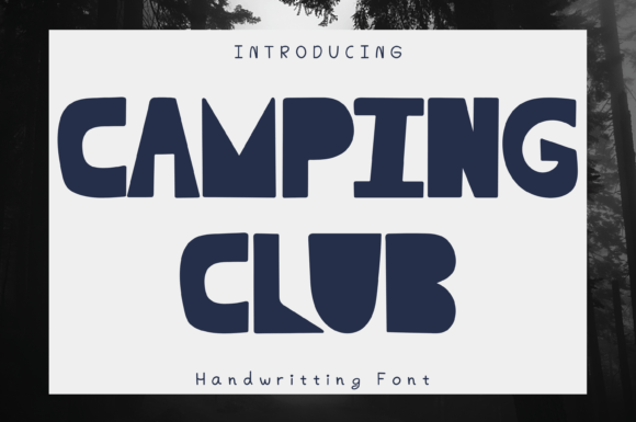 Camping Club Font for Bold Web Design