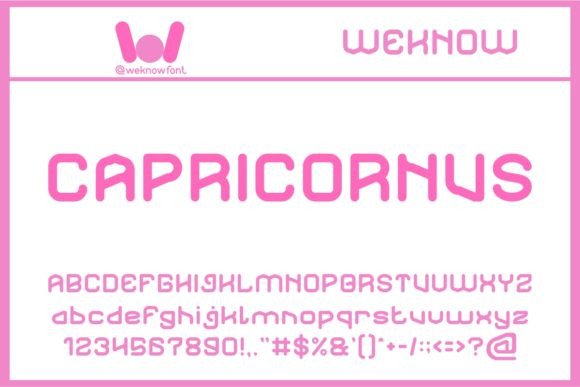 Capricornus: A Techno-Sci-Fi Font for Modern Editorial Design