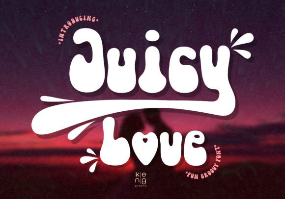 Choosing Juicy Love for a Vibrant Website Header