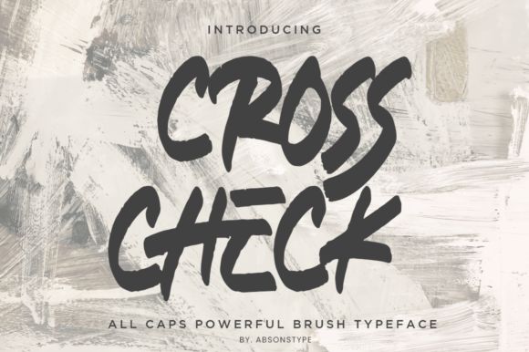 Cross Check Font Review for Branding and Design