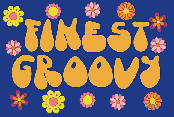 Finest Groovy: A Retro Display Font for Digital Creativity