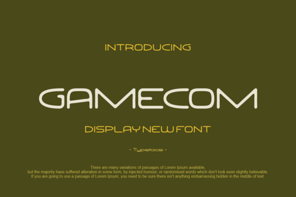 Gamecom: A Font That Transformed My Brand’s Look