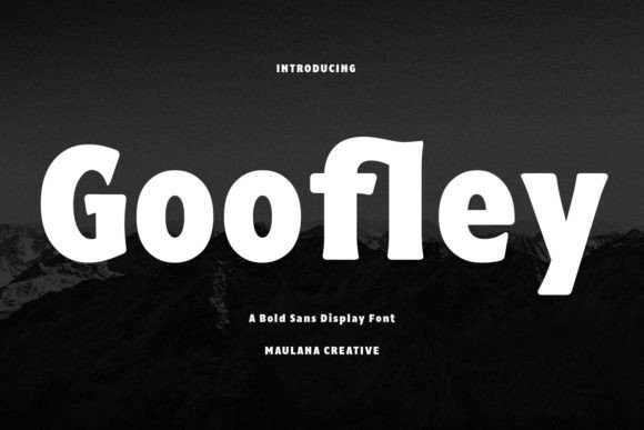 Goofley Font for Web Design and Branding