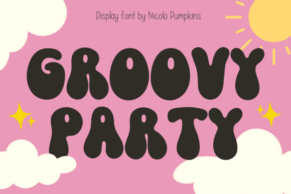 Groovy Party Font for Eye-Catching Branding