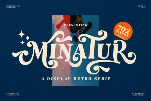 Minatur: A Stylish Display Font for Modern Web Design
