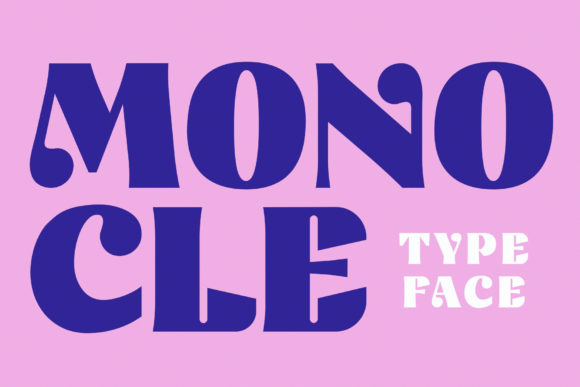 Monocle: A Vintage Display Font for Bold Campaigns