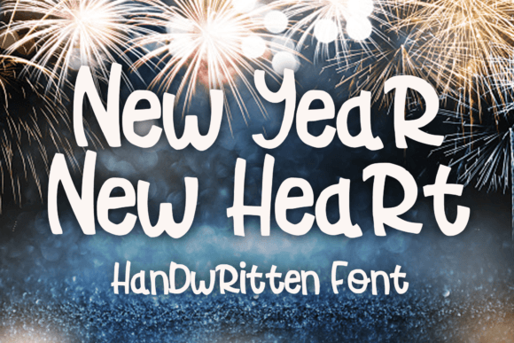 New Year New Heart Font Review: A Cheerful Display Typeface