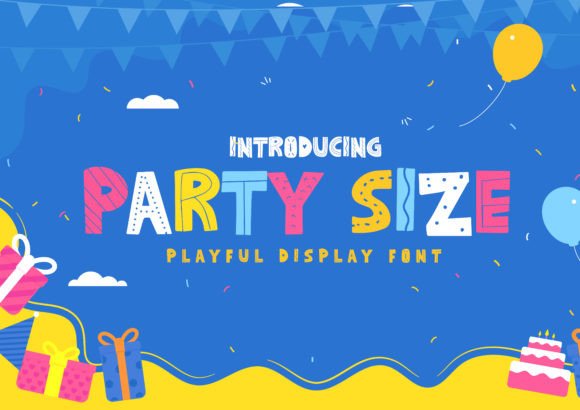 Party Size: A Whimsical Font for Editorial Projects