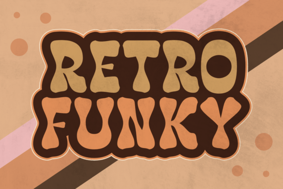 Retro Funky Font for Business Branding