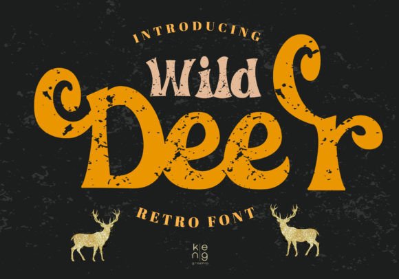 Wild Deer: A Vintage-Style Display Font for Bold Branding